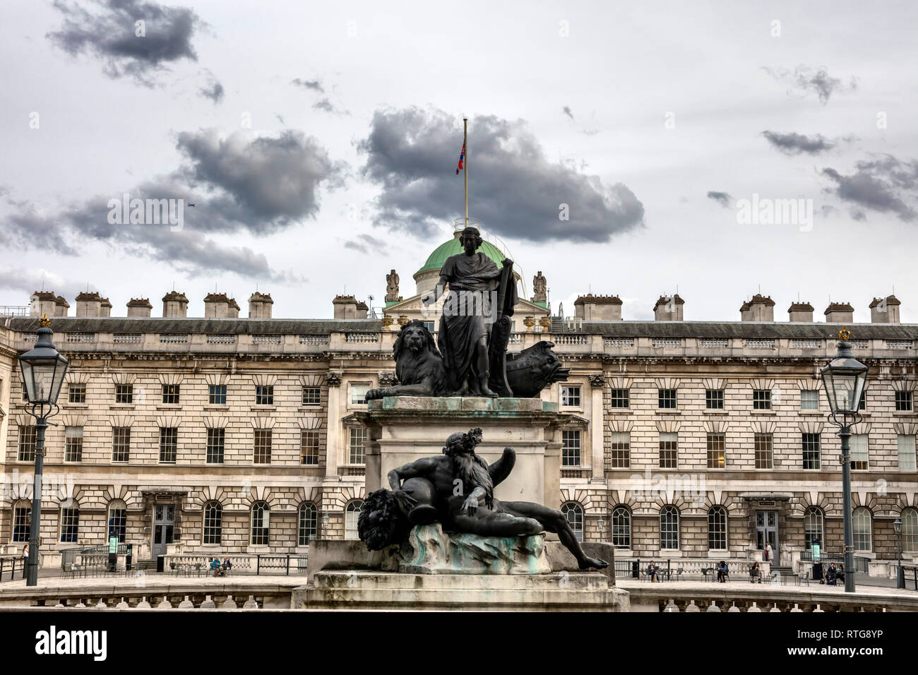 Somerset House, Strand, London, England, UK Banque D'Images