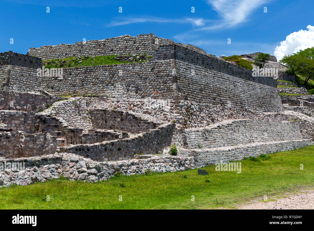 Ruines de Xochicalco, État de Morelos, Mexique Banque D'Images