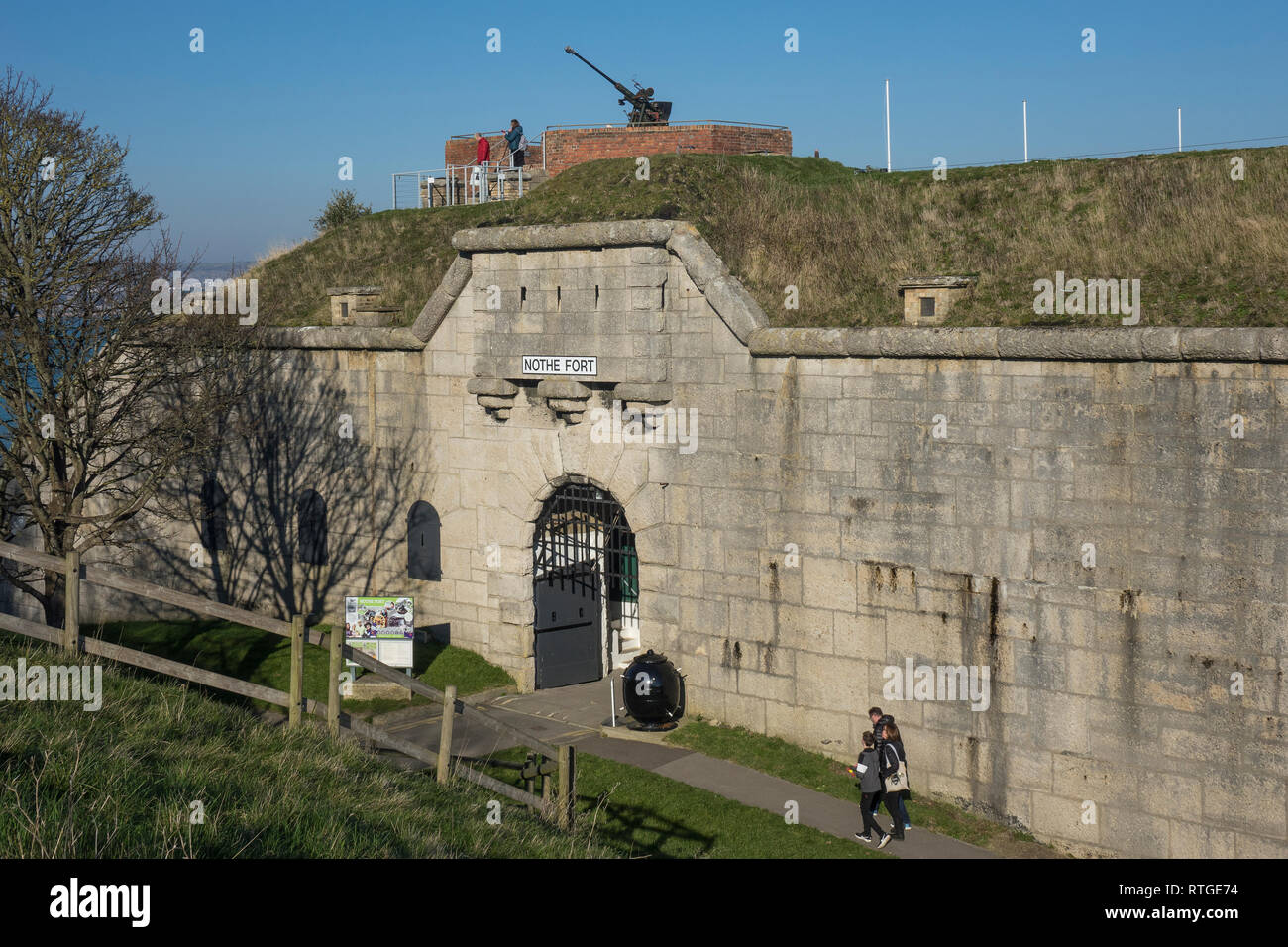 L'Angleterre, dans le Dorset, Weymouth, fort de Nothe Banque D'Images