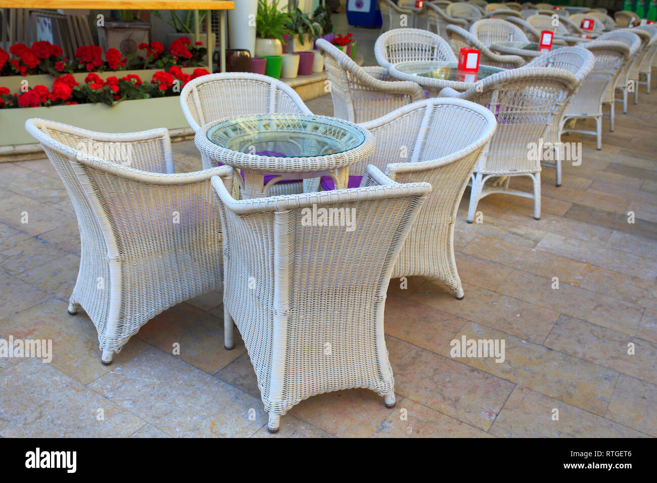 Cafe, Columbus (marché Mercat de Colom, Valence, Communauté Valencienne, Espagne Banque D'Images