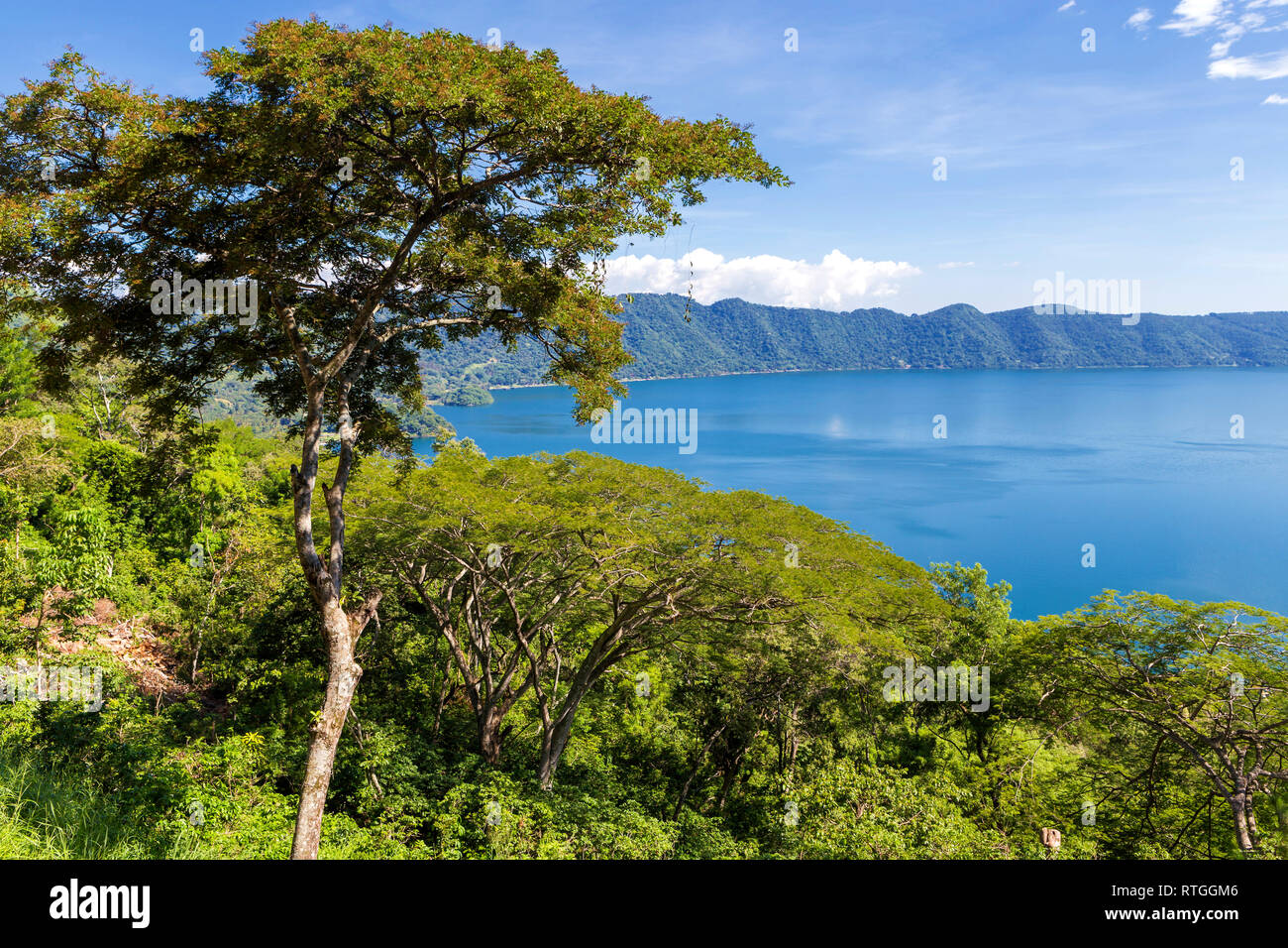 Lago de Coatepeque, lac Coatepeque, San Salvador, El Salvador Banque D'Images