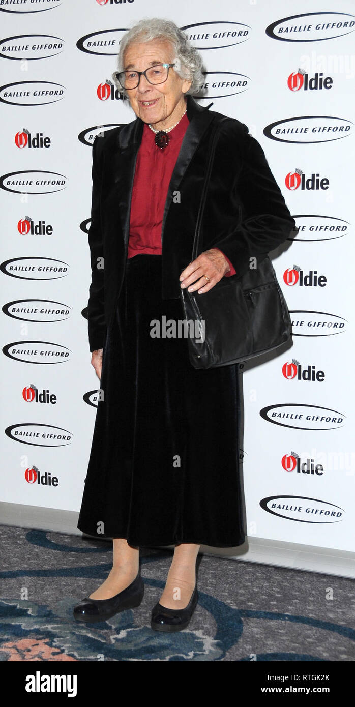 L'ancien de l'année Awards - Arrivals comprend : Judith Kerr Où : London, Royaume-Uni Quand : 29 Jan 2019 Credit : WENN.com Banque D'Images