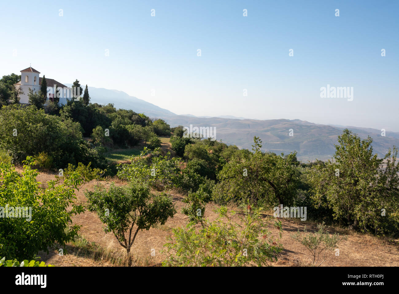 Iglesia del Cristo de la Columna, l'église du village de Jubar, Andalousie, Espagne Banque D'Images