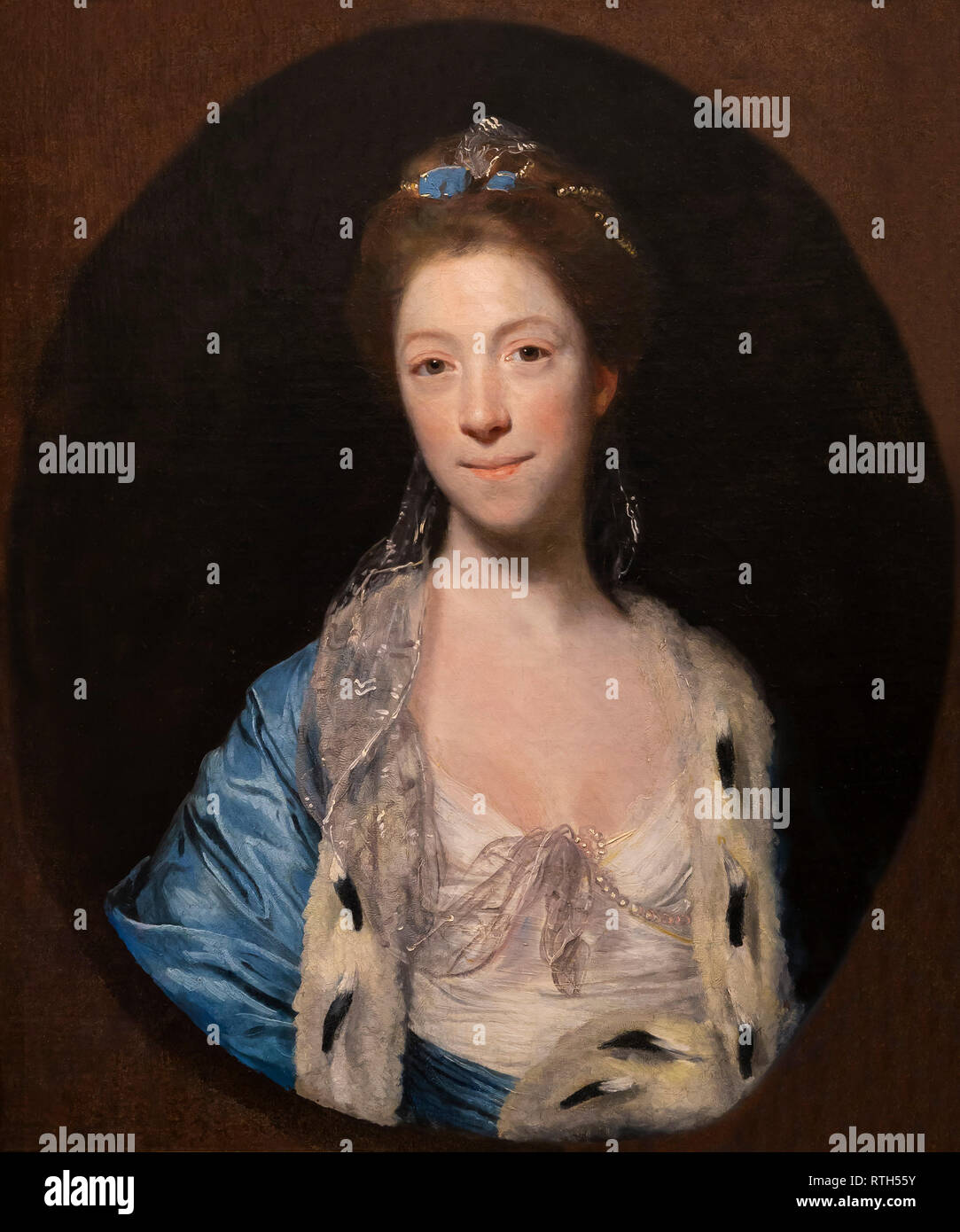 Mme Luther, Levina Bennett, Joshua Reynolds, 1763-1766, Banque D'Images