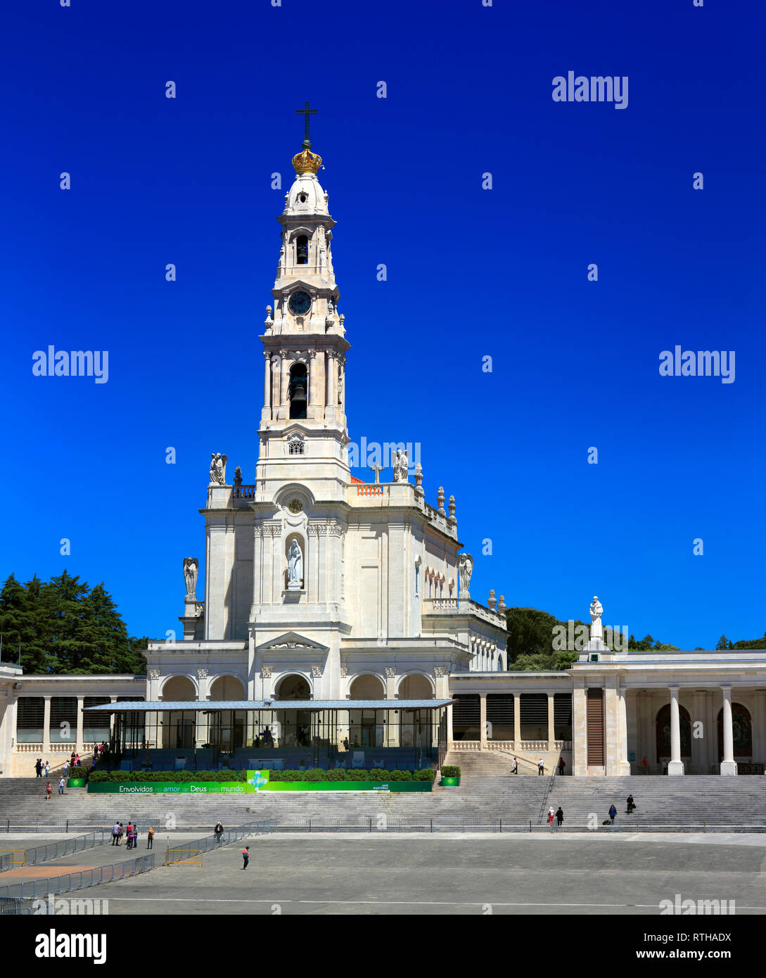 Sanctuaire de Fatima (Sanctuaire de Fatima), Basilique de Notre Dame de Fatima, Fatima, Portugal Banque D'Images