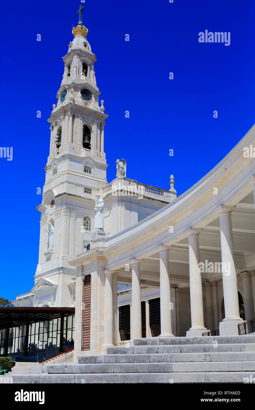 Sanctuaire de Fatima (Sanctuaire de Fatima), Basilique de Notre Dame de Fatima, Fatima, Portugal Banque D'Images