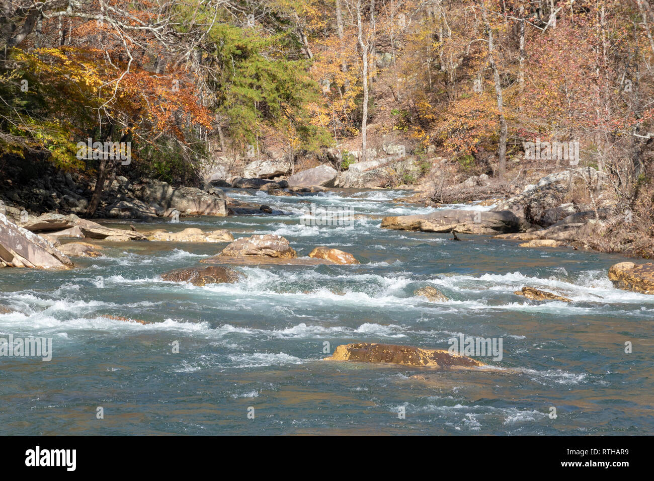 Photos d'extérieur de creek et trail de Huntsville Alabama Banque D'Images