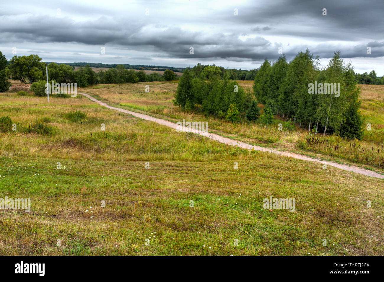 Champ de bataille de Borodino, Mojaïsk, dans la région de Moscou, Russie Banque D'Images