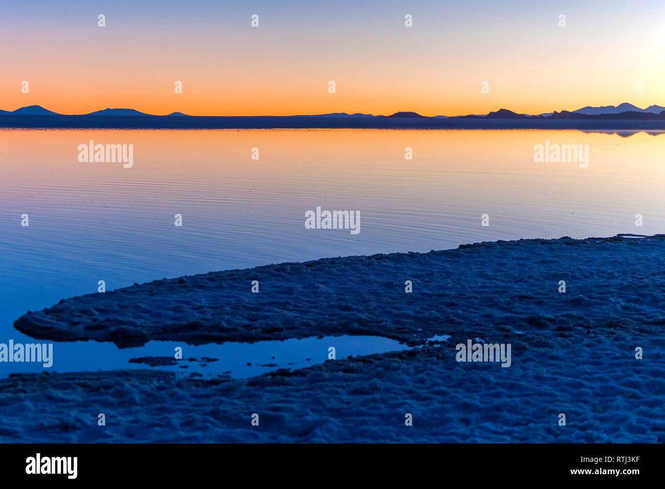 Uyuni salt flat, Salar de Uyuni, près de Tahua, département de Potosi, Bolivie Banque D'Images