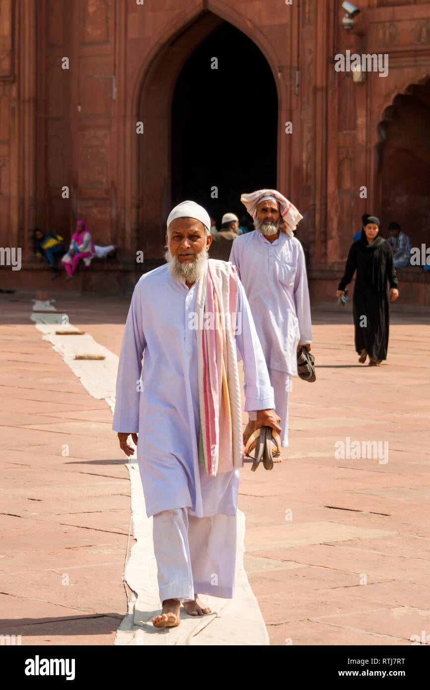 Dargah Sufi Sarmast, Dargah Hare Bhare Sufi Shah mosquée, New Delhi, Inde Banque D'Images