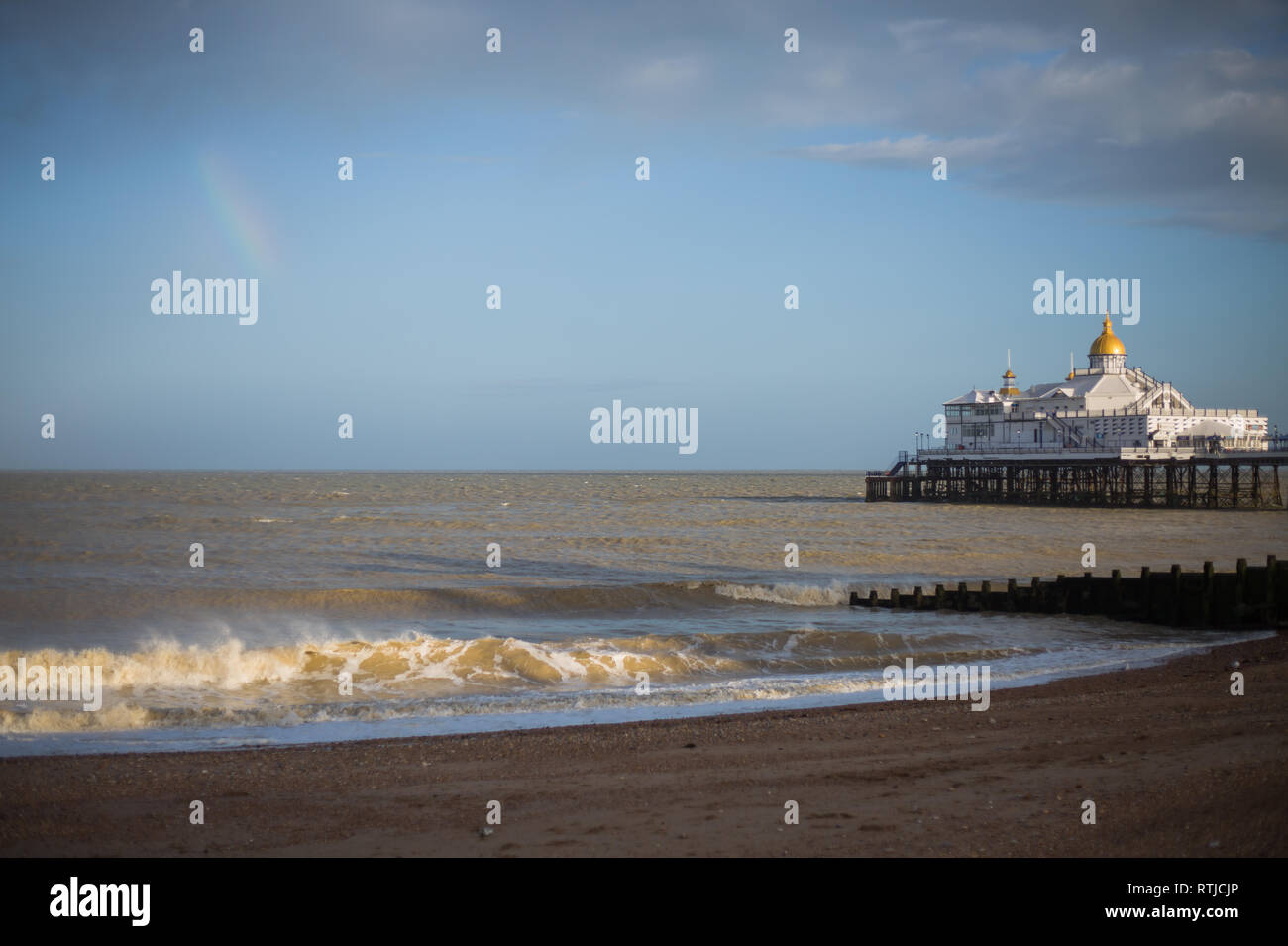 La jetée d'Eastbourne en Angleterre Banque D'Images