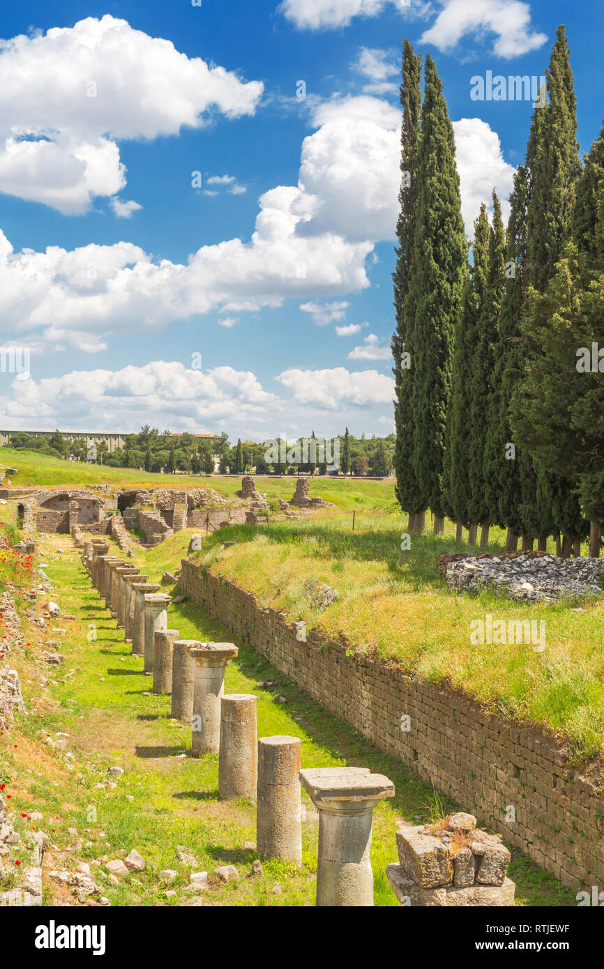 Sanctuaire d'Asclépios, Pergamon, Bergama, Province d'Izmir, Turquie Banque D'Images