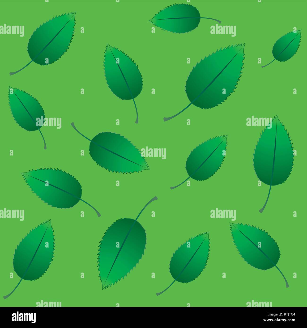 Fond vert eco transparente avec des feuilles fraîches, vector illustration Illustration de Vecteur