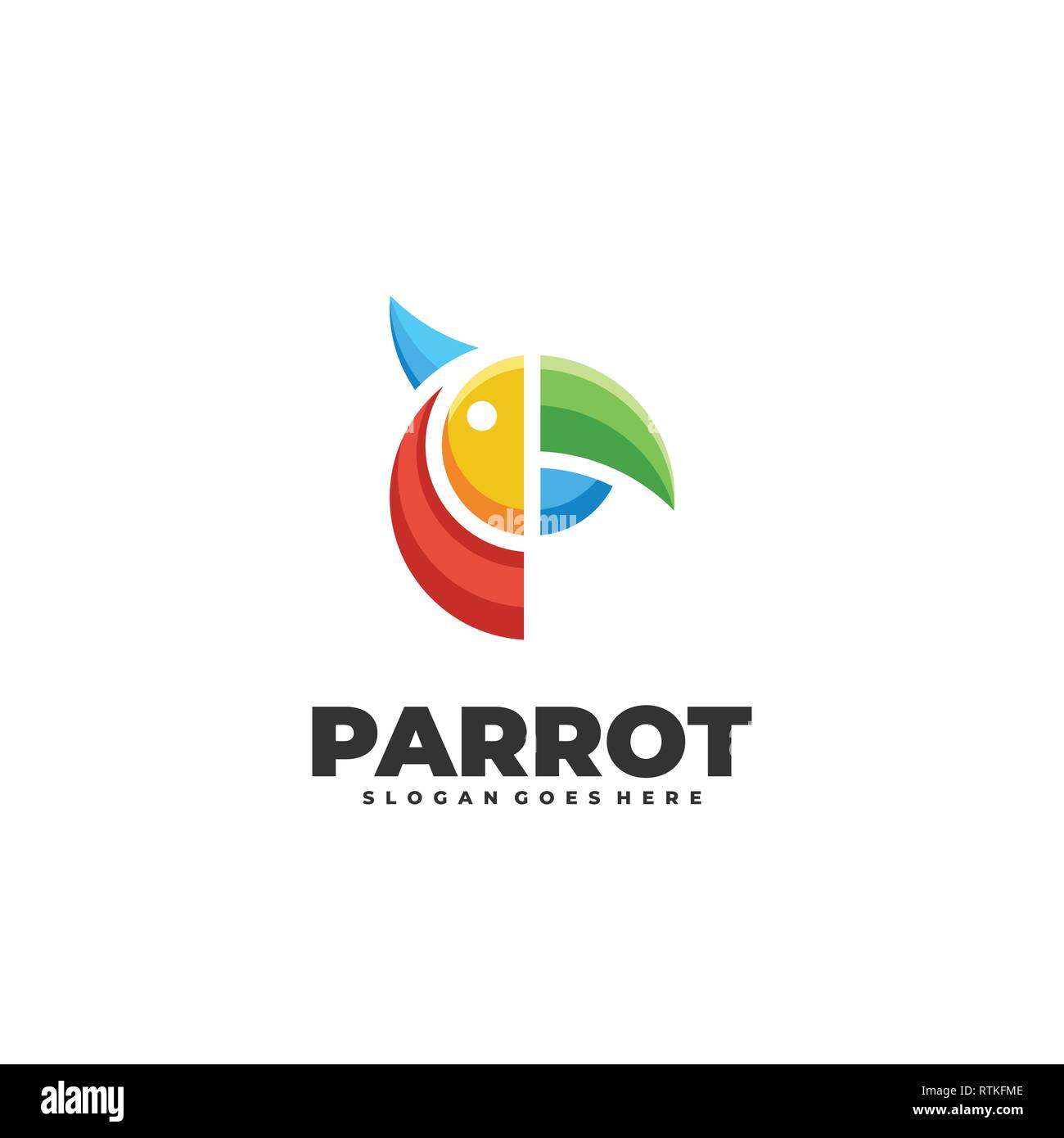 Abstract Peacock Color Design illustration Design vector modèle. Convient pour l'industrie créative, multimédia, animation, formation, boutique, et un Illustration de Vecteur