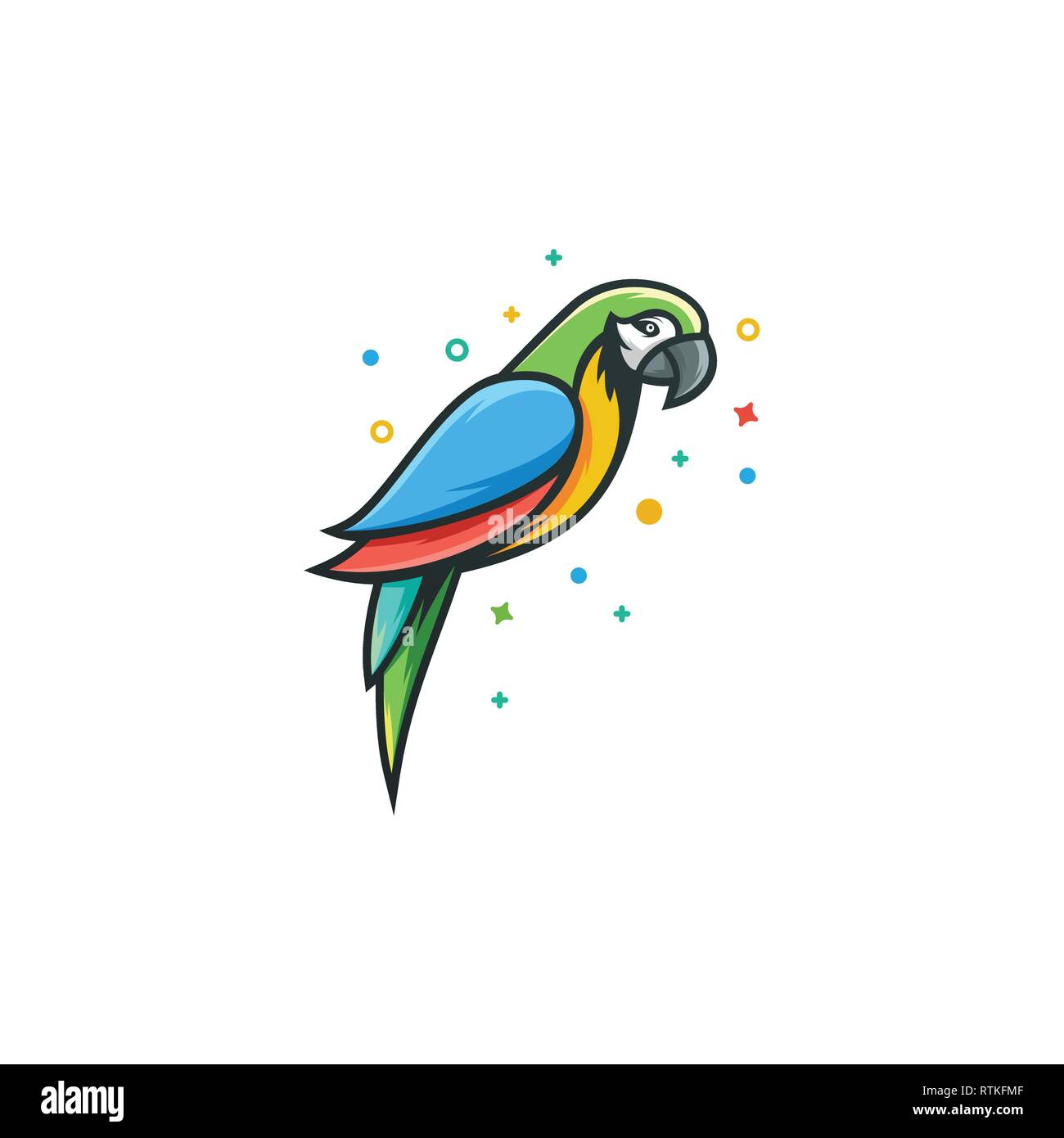 Logo illustration perroquet adapté à l'industrie créative, multimédia, animation, formation, boutique, et toute activité commerciale complémentaire Image Vectorielle Stock - Alamy Logo illustration perroquet adapté à l'industrie créative, multimédia, animation, formation, boutique, et toute activité commerciale complémentaire Image Vectorielle Stock - Alamy