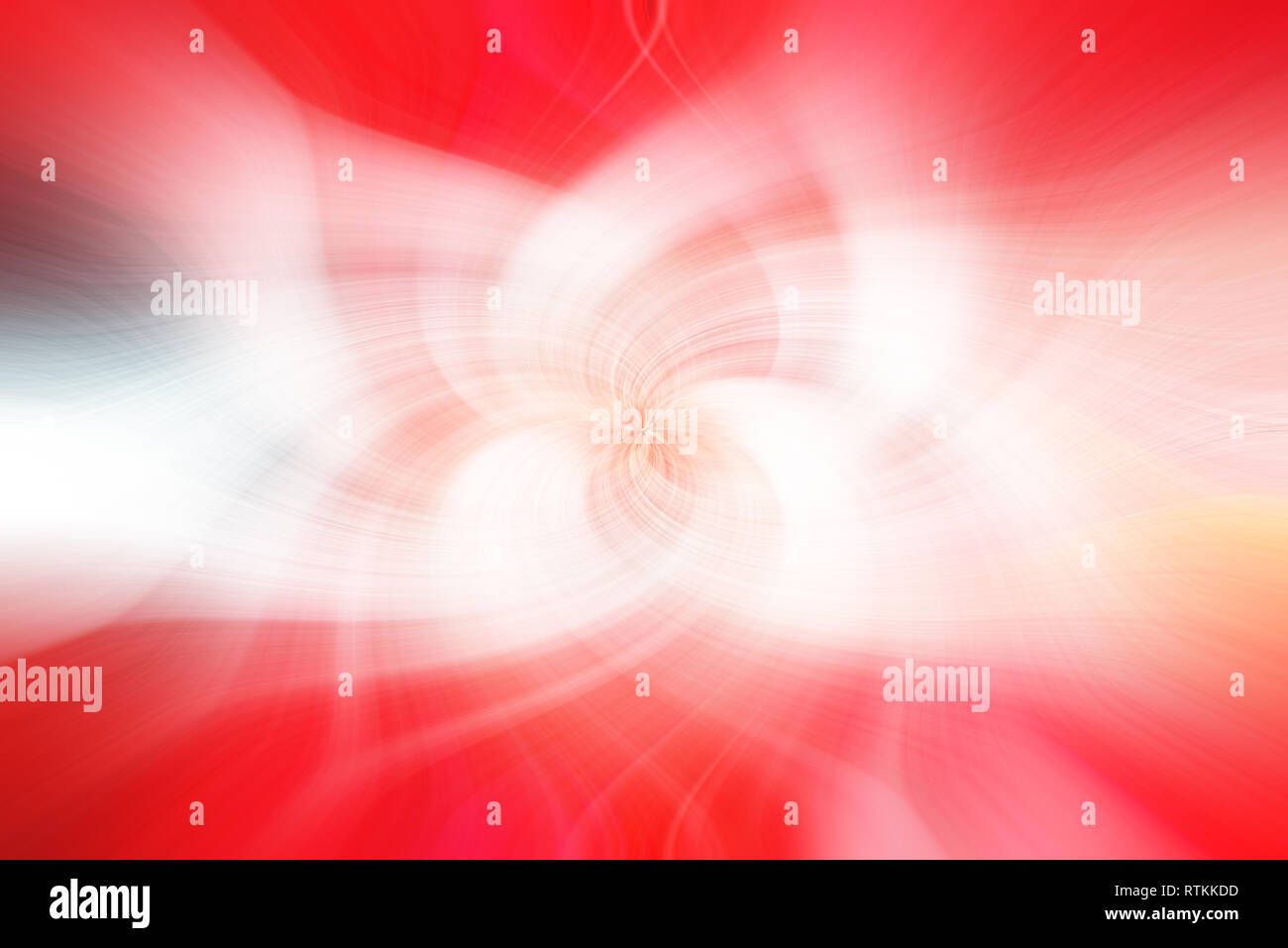 Résumé fond rouge et blanc avec effet twirl Banque D'Images