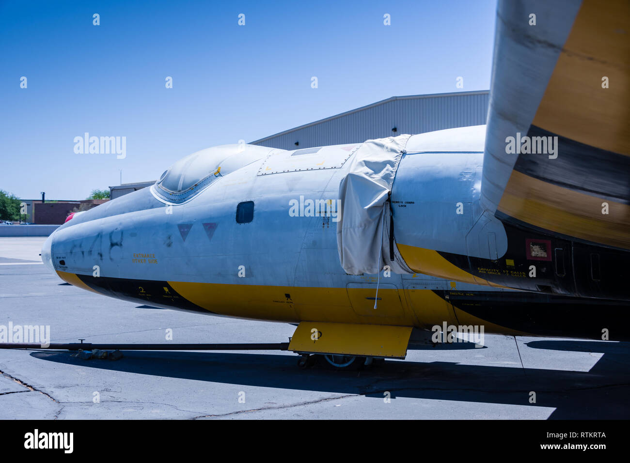 Electric Canberra TT.18 Banque D'Images