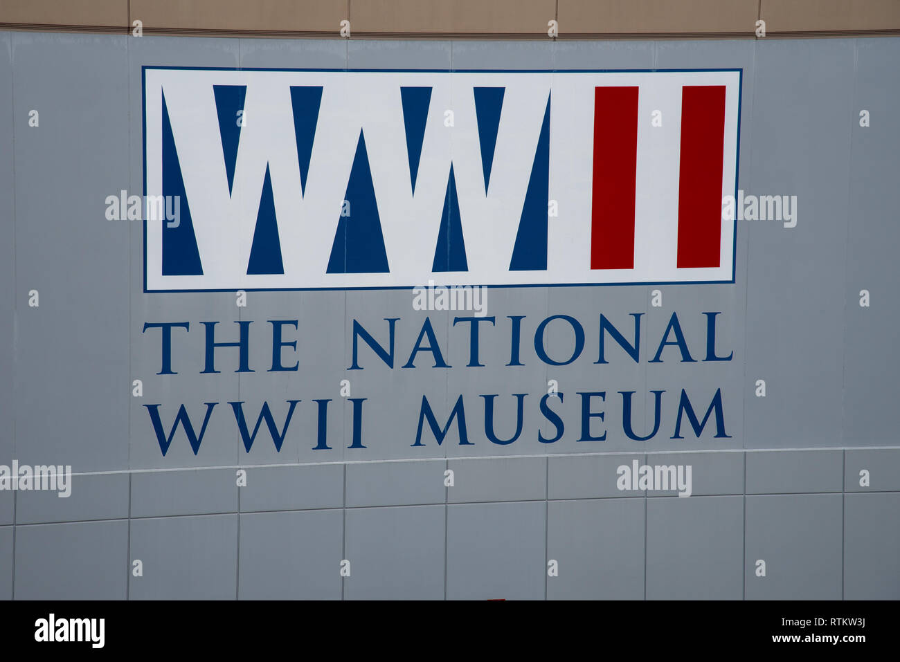 Musée national de la seconde guerre mondiale à la Nouvelle Orléans a été financée en 2000 Banque D'Images