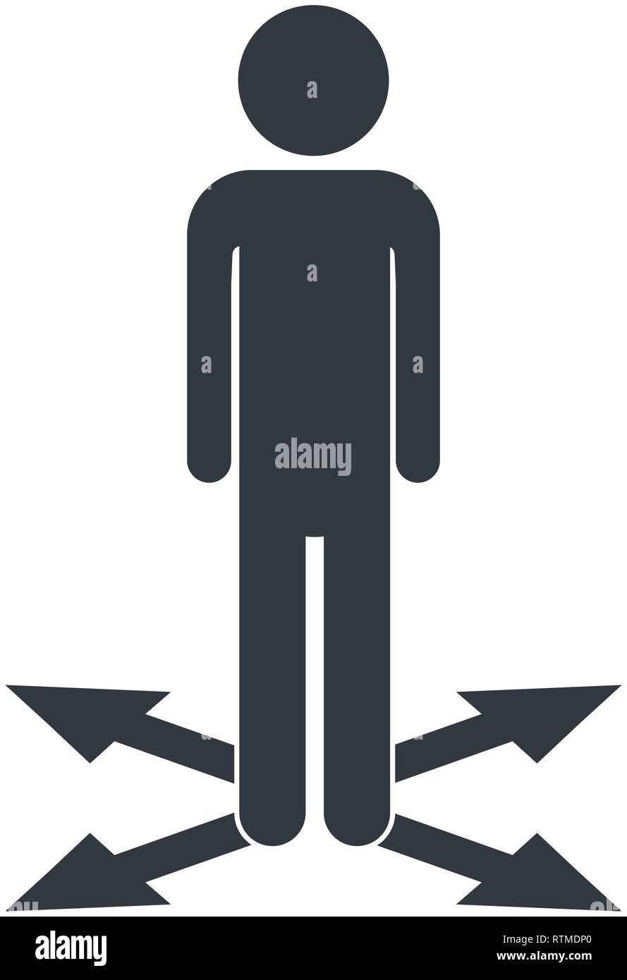 Pictogramme homme cartoon Image Vectorielle Stock - Alamy