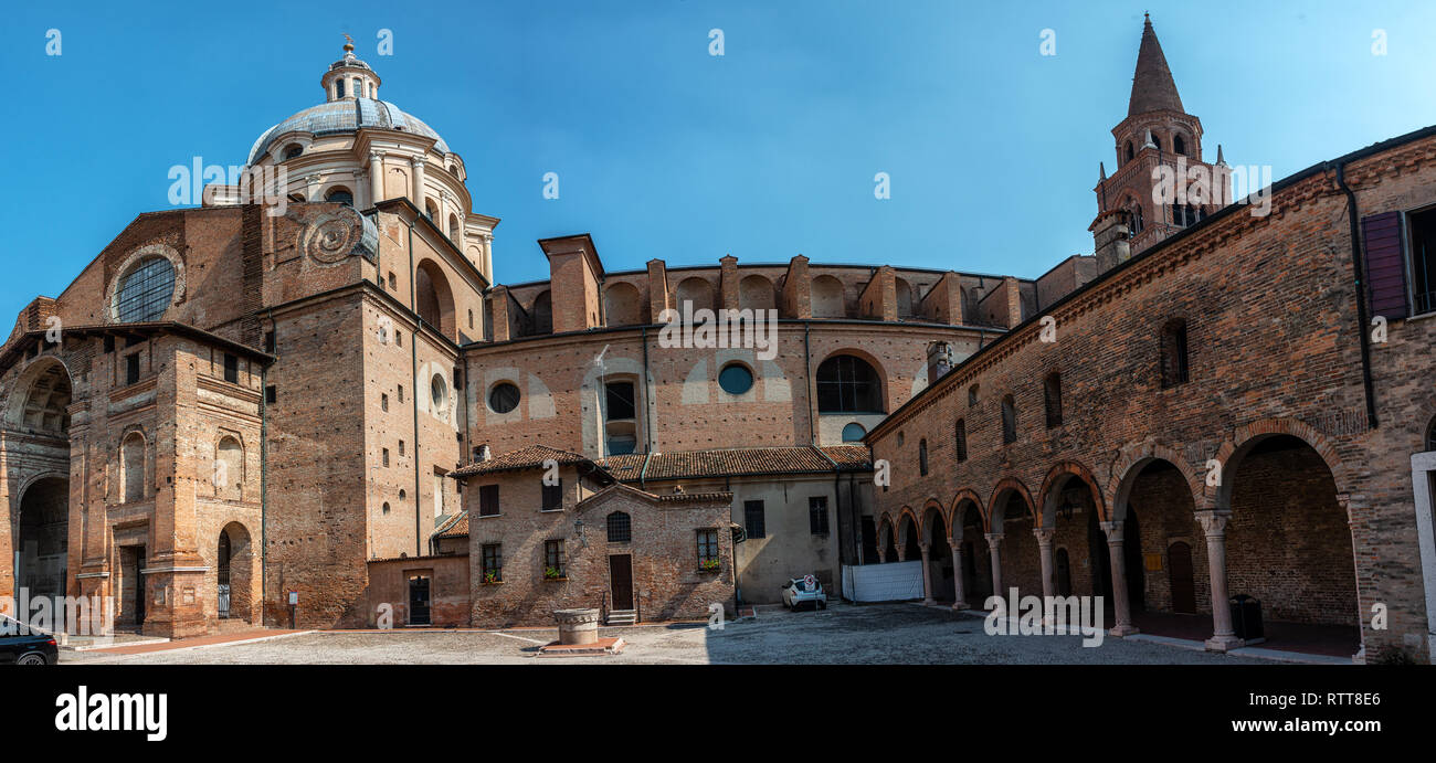 Basilica di Sant'Andrea, Mantoue, Lombardie, Italie Banque D'Images