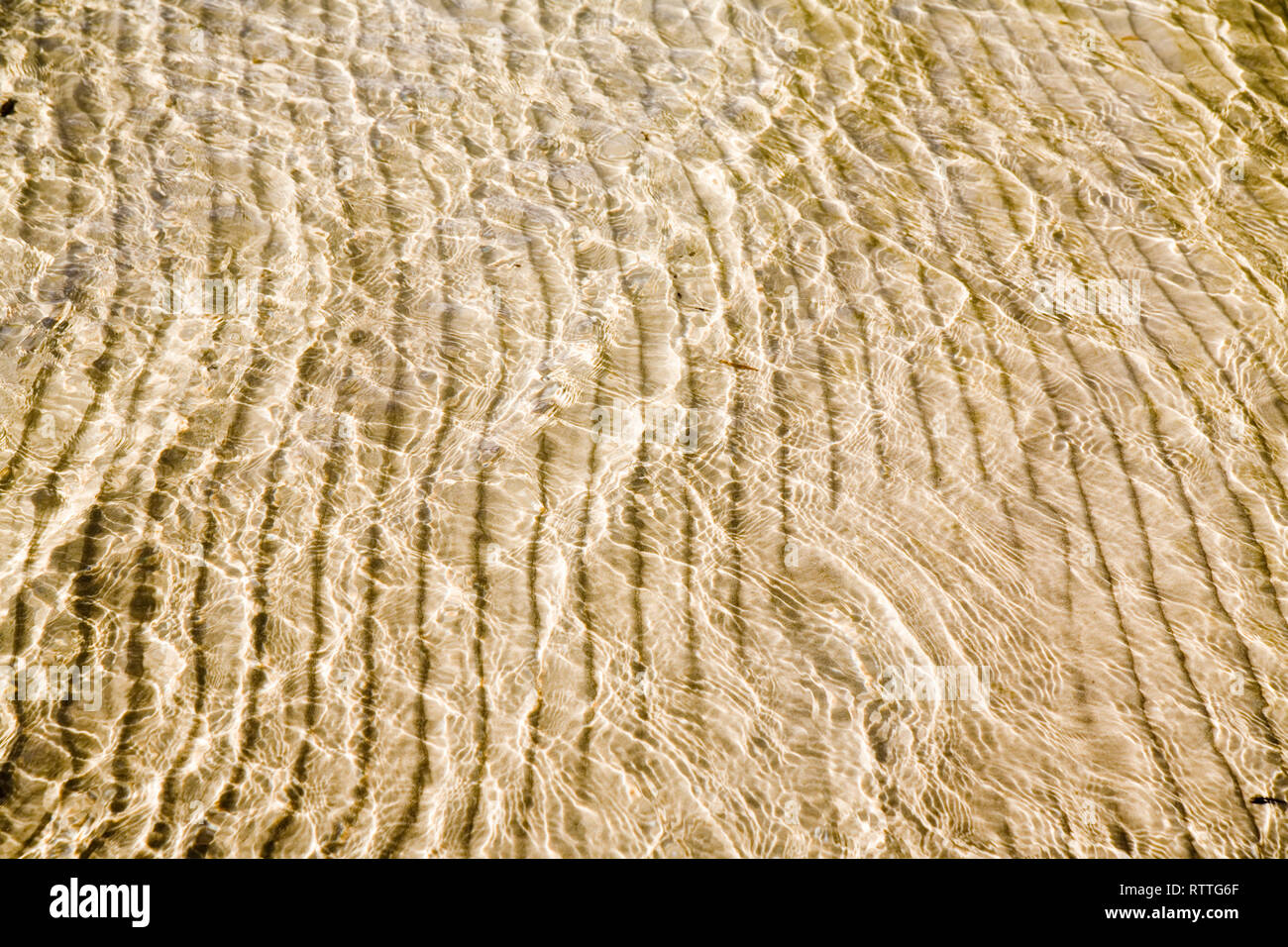 Fond de sable de crystal clear lake - arrière-plan parfait Banque D'Images