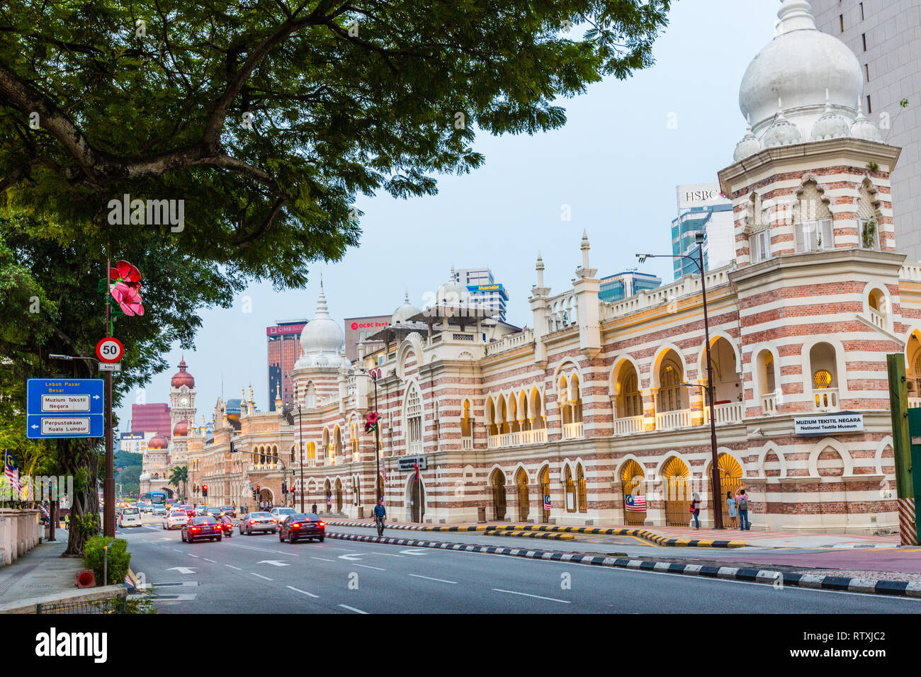 National Textile Museum, Kuala Lumpur, Malaisie. Banque D'Images