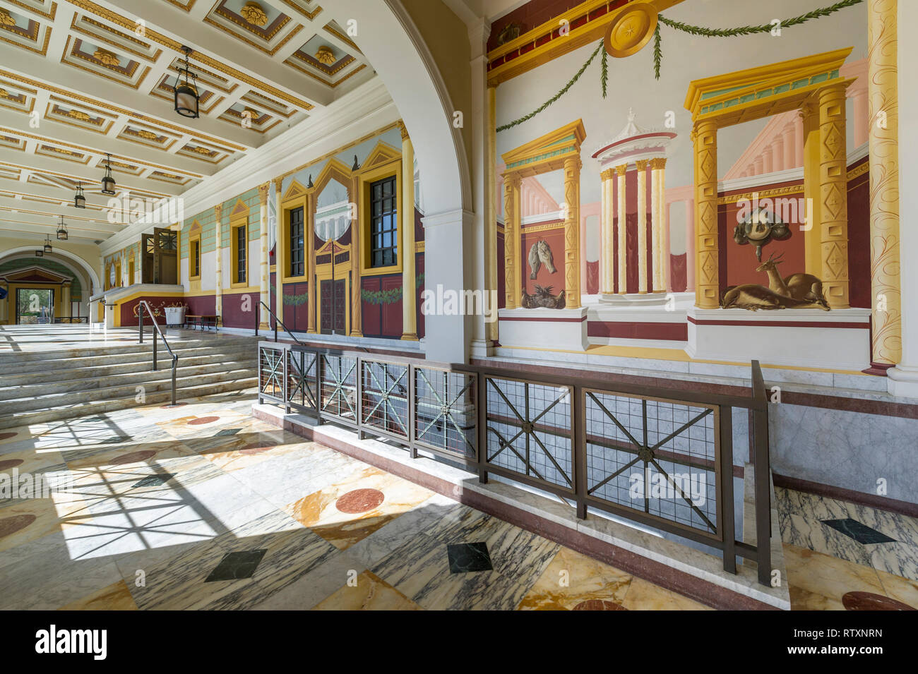 J. Paul Getty villa à Los Angeles s'est transformée en gardant le musée