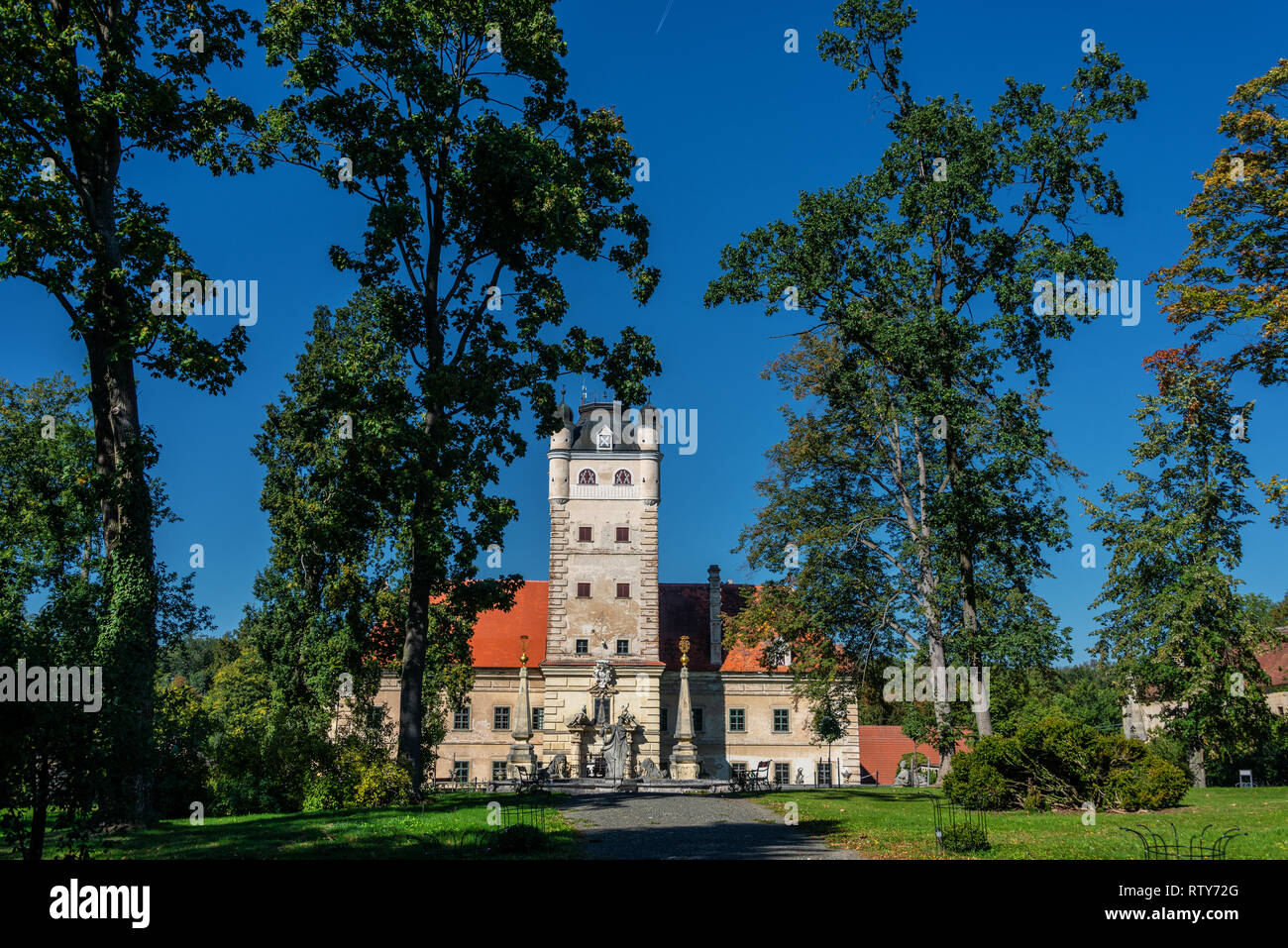 Château Greillenstein à Waldviertel - Basse Autriche. Palais, Pacifique Banque D'Images