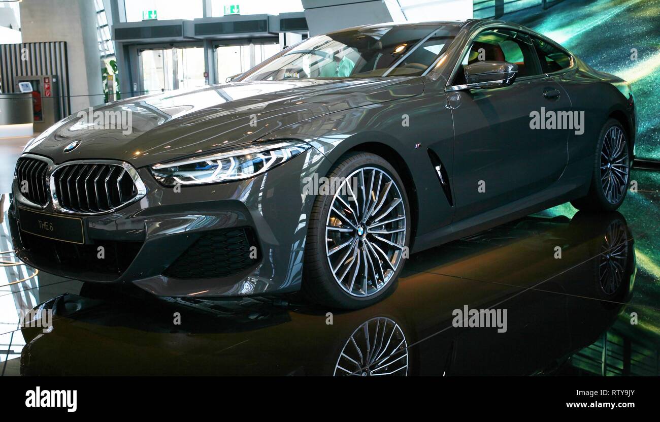 La voiture BMW Museum de Munich Bavaria Allemagne Banque D'Images