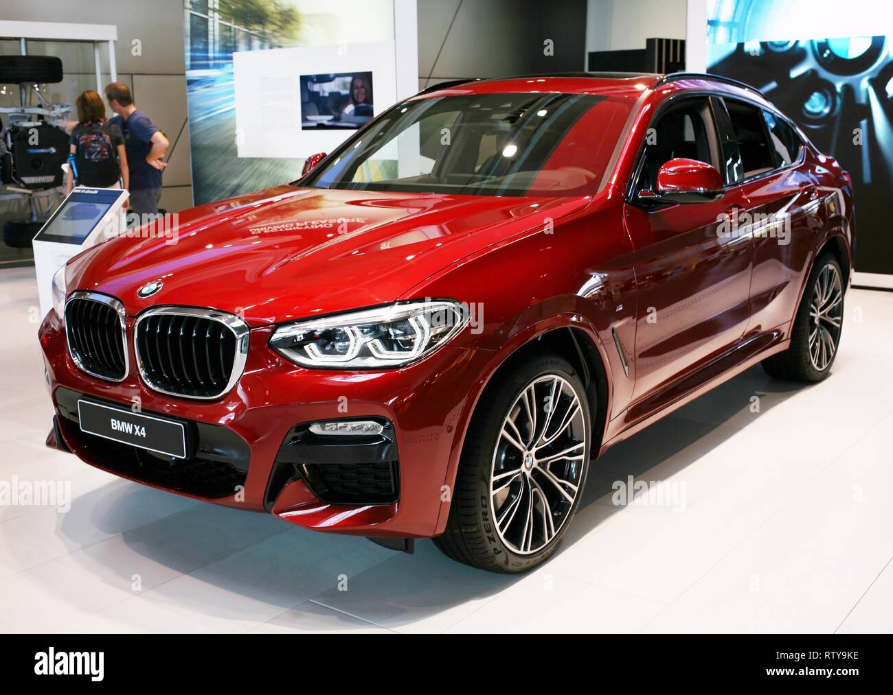 La voiture BMW Museum de Munich Bavaria Allemagne Banque D'Images