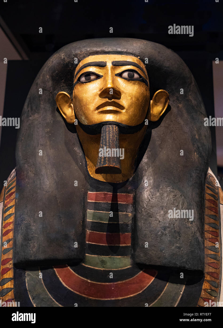 L'Intendant Khnumhotep au National Museum of Scotland, Édimbourg, Écosse, Royaume-Uni Banque D'Images