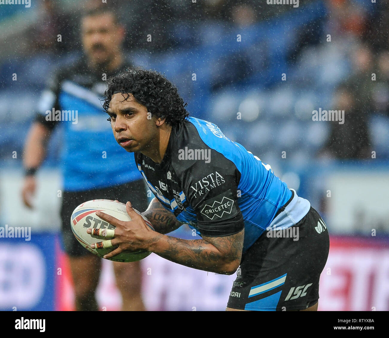 Huddersfield, UK, 2019 33. 03 mars 2019. John Smiths Stadium, Huddersfield, Angleterre ; Rugby League Super League Betfred, Huddersfield Giants vs Hull FC ; Hull FCÕs Albert Kelly en action. Dean Williams Banque D'Images