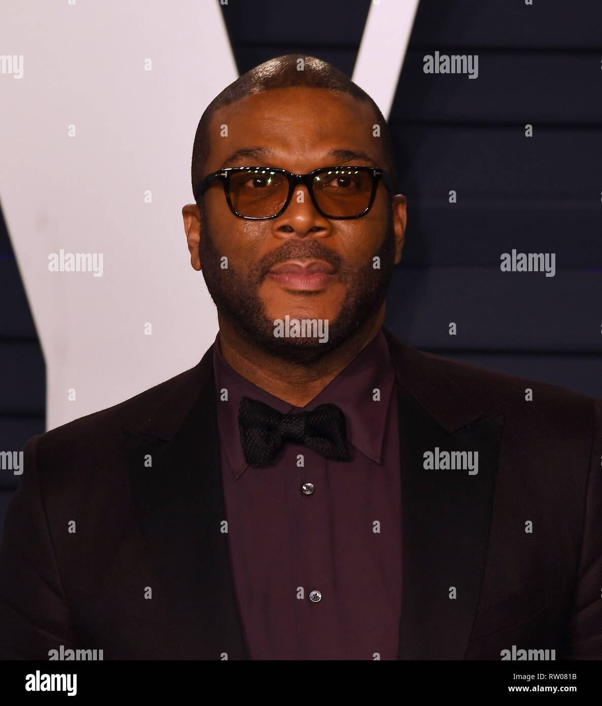 Los Angeles, Californie - Le 24 février : Tyler Perry occupe 2019 Vanity Fair Oscar Party à Wallis Annenberg Center for the Performing Arts à Februa Banque D'Images Los Angeles, Californie - Le 24 février : Tyler Perry occupe 2019 Vanity Fair Oscar Party à Wallis Annenberg Center for the Performing Arts à Februa Banque D'Images