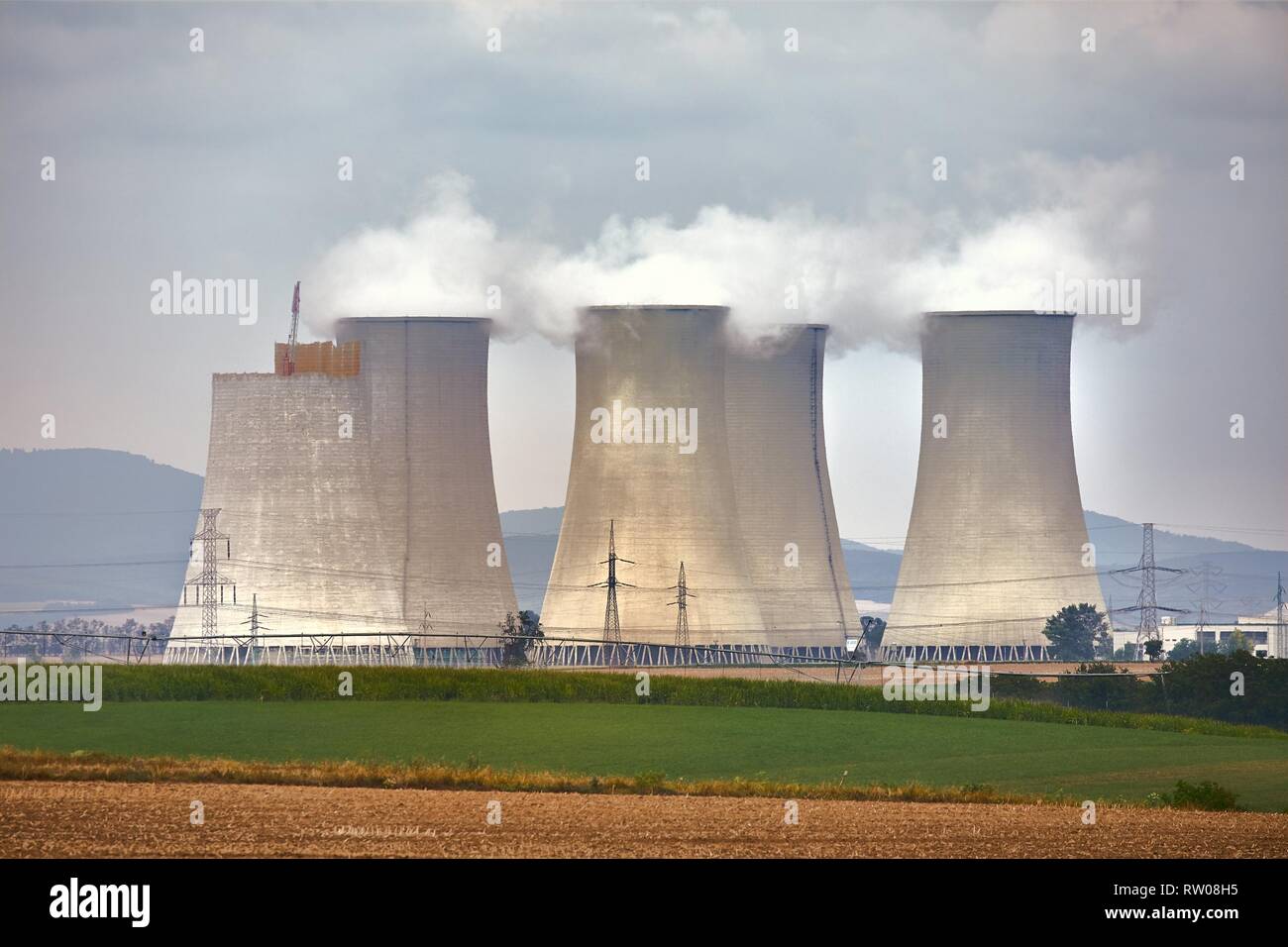 Nuclear Power Plant Banque D'Images