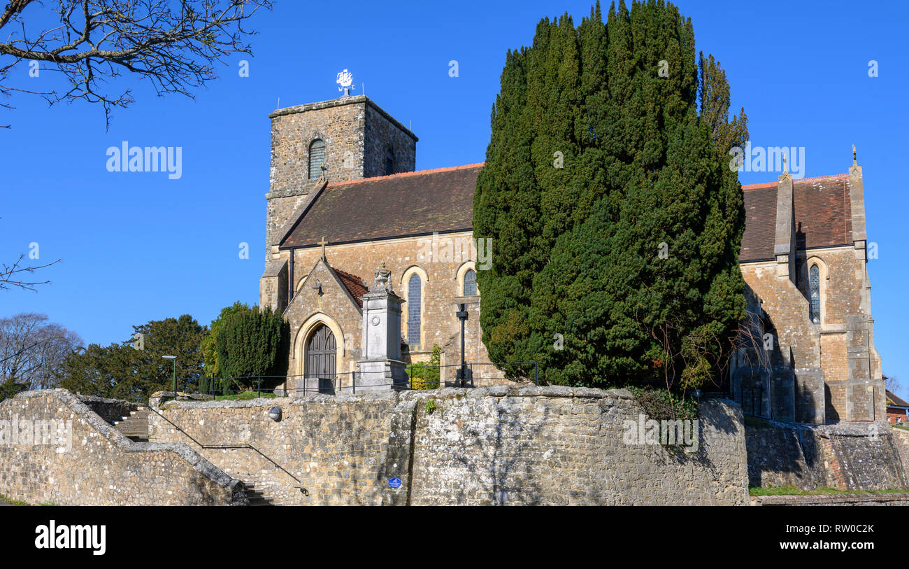 St Mary's Parish Church, Storrington, West Sussex, England, UK Banque D'Images