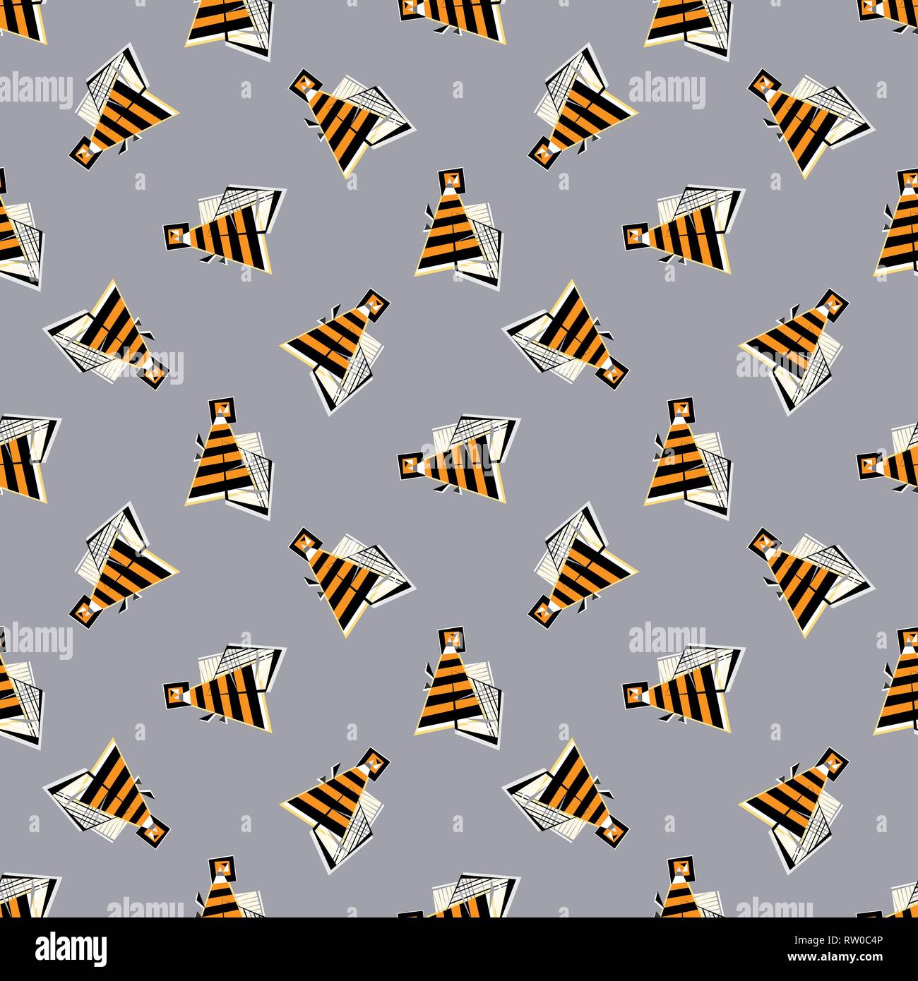 Vecteur d'abeilles. motif transparent Résumé Contexte L'abeille géométriques. Texture rayée des insectes dans un style moderne pour la conception des surfaces, le textile, l'emballage Illustration de Vecteur