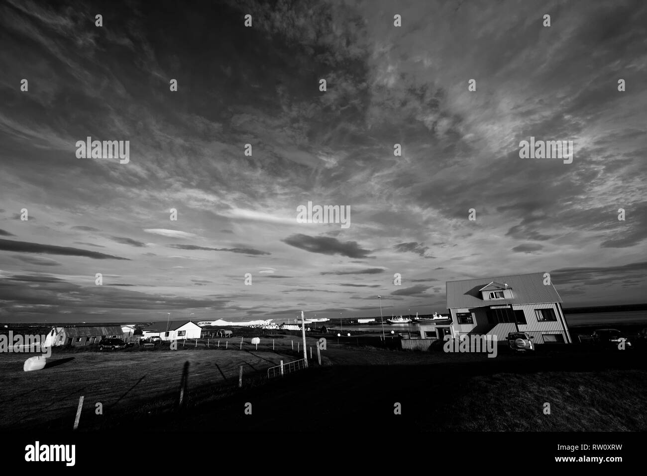 Reykjavik en Islande Banque D'Images