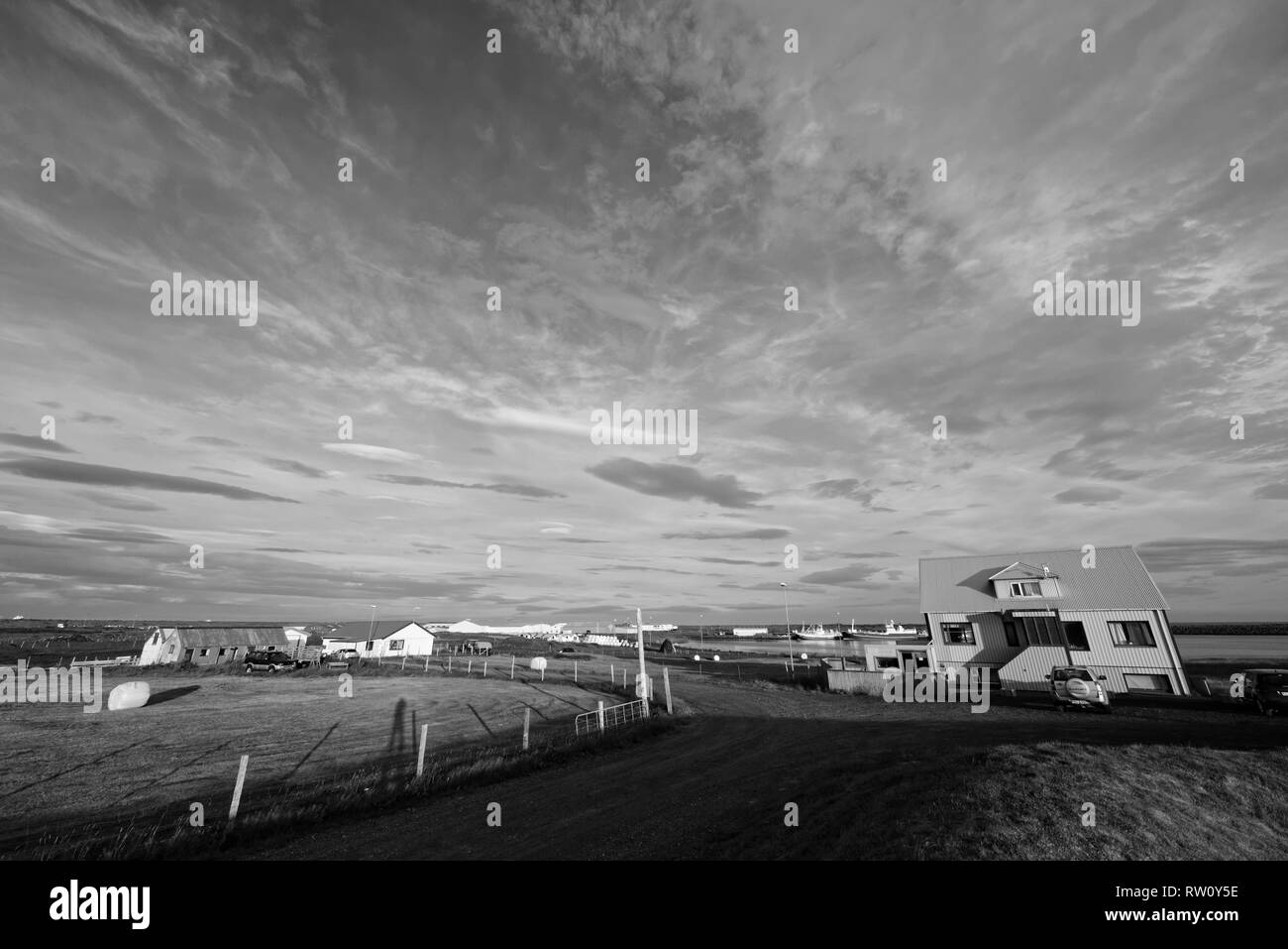 Reykjavik en Islande Banque D'Images