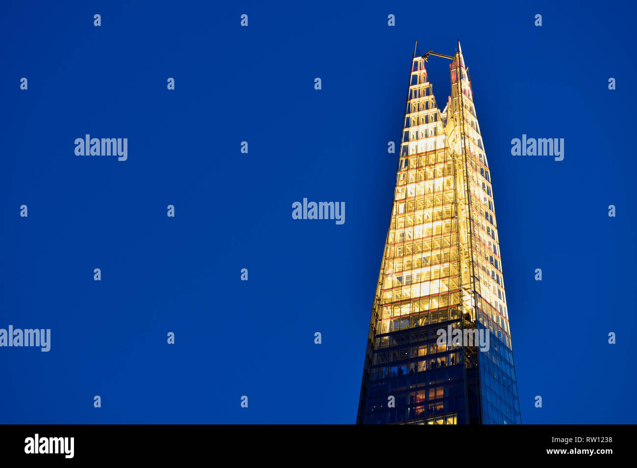 Le tesson de verre, London Bridge, Southwark, quart sud-est de Londres, Royaume-Uni Banque D'Images