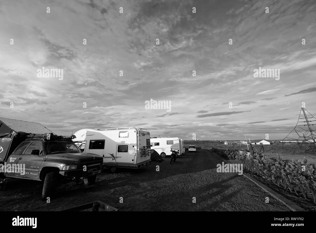 Reykjavik en Islande Banque D'Images