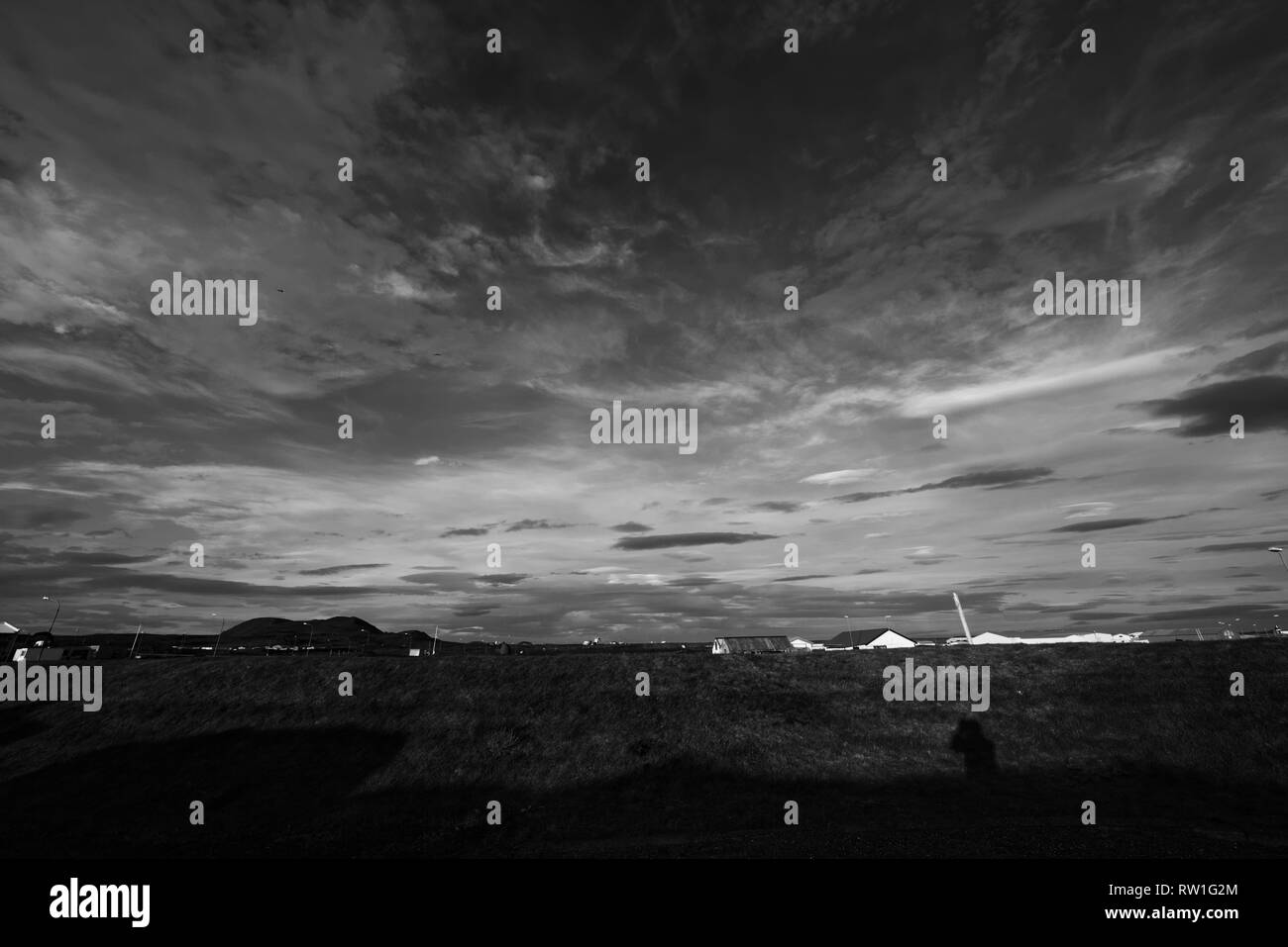 Reykjavik en Islande Banque D'Images