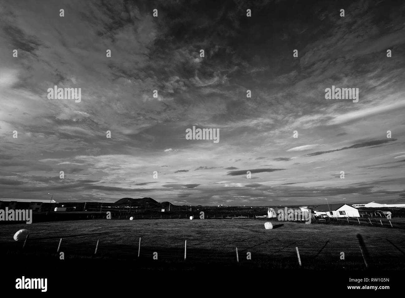 Reykjavik en Islande Banque D'Images