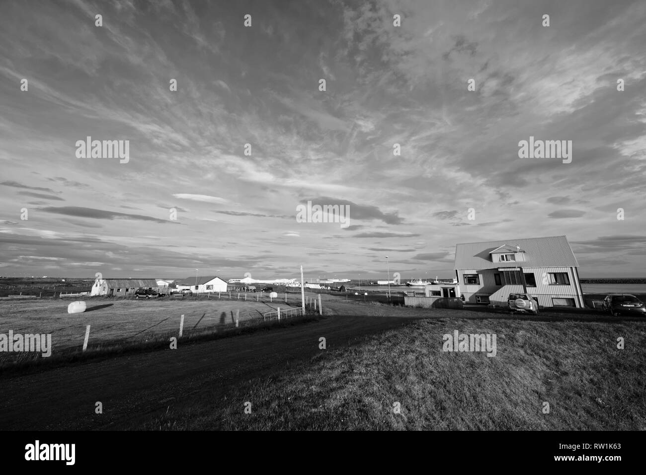 Reykjavik en Islande Banque D'Images