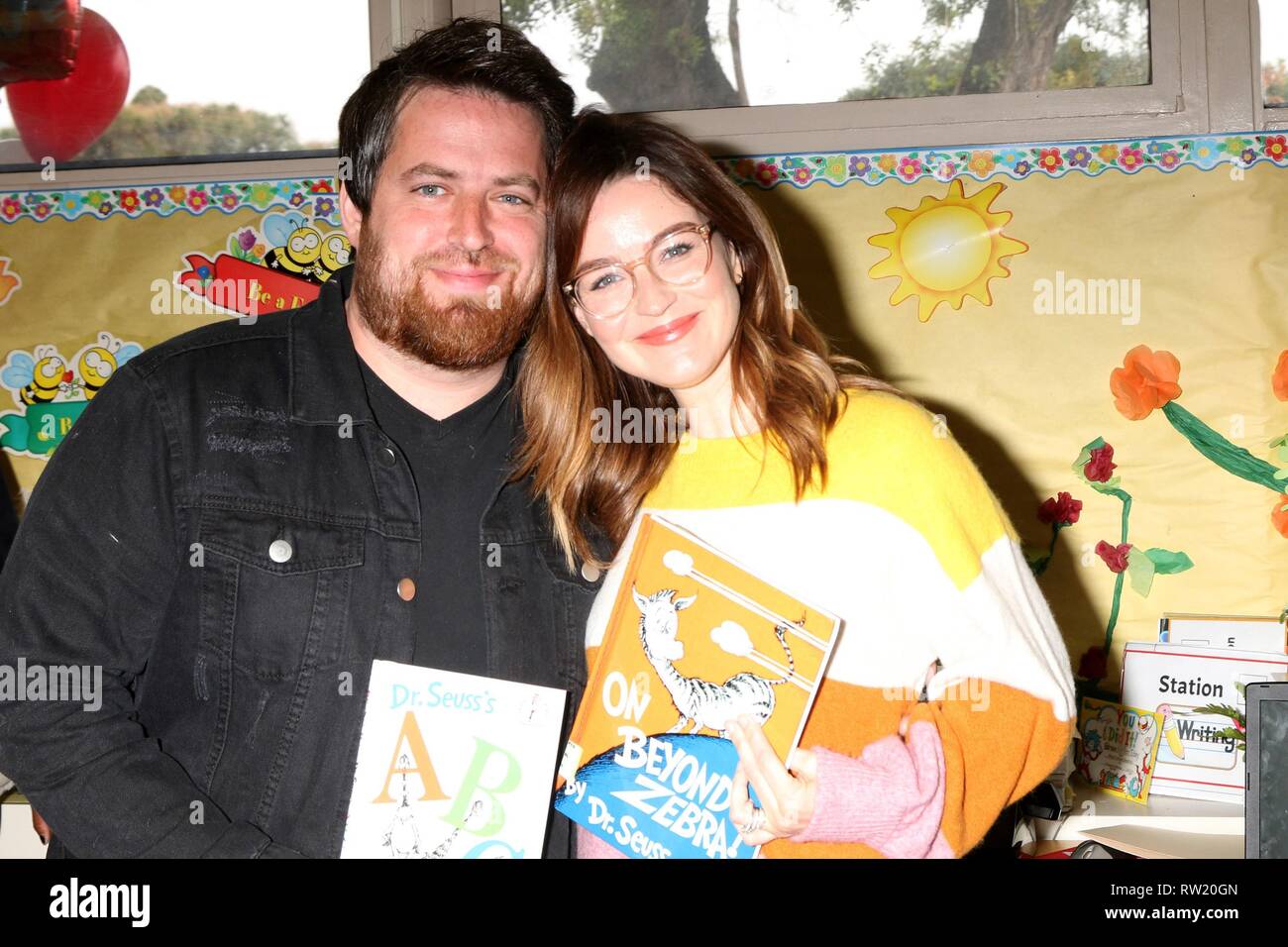 Compton, CA. 1er mars 2019. 2 Be 3, Jonna Walsh lors d'une apparition publique pour les célébrités lire aux enfants pour lire À TRAVERS L'AMÉRIQUE, Ardella B. Tibby School, Compton, CA 1 mars 2019. Credit : Priscilla Grant/Everett Collection/Alamy Live News Banque D'Images