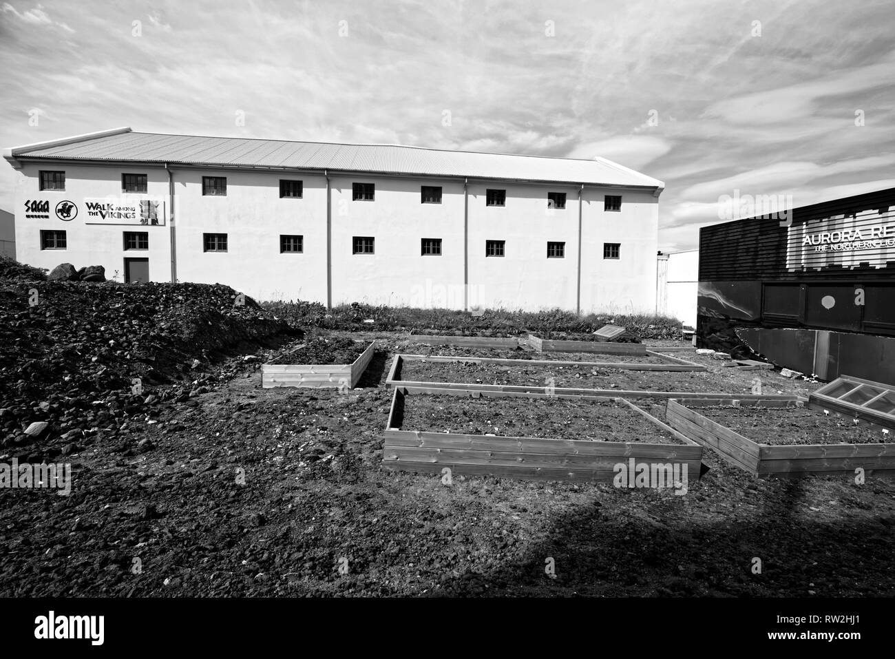 Reykjavik en Islande Banque D'Images