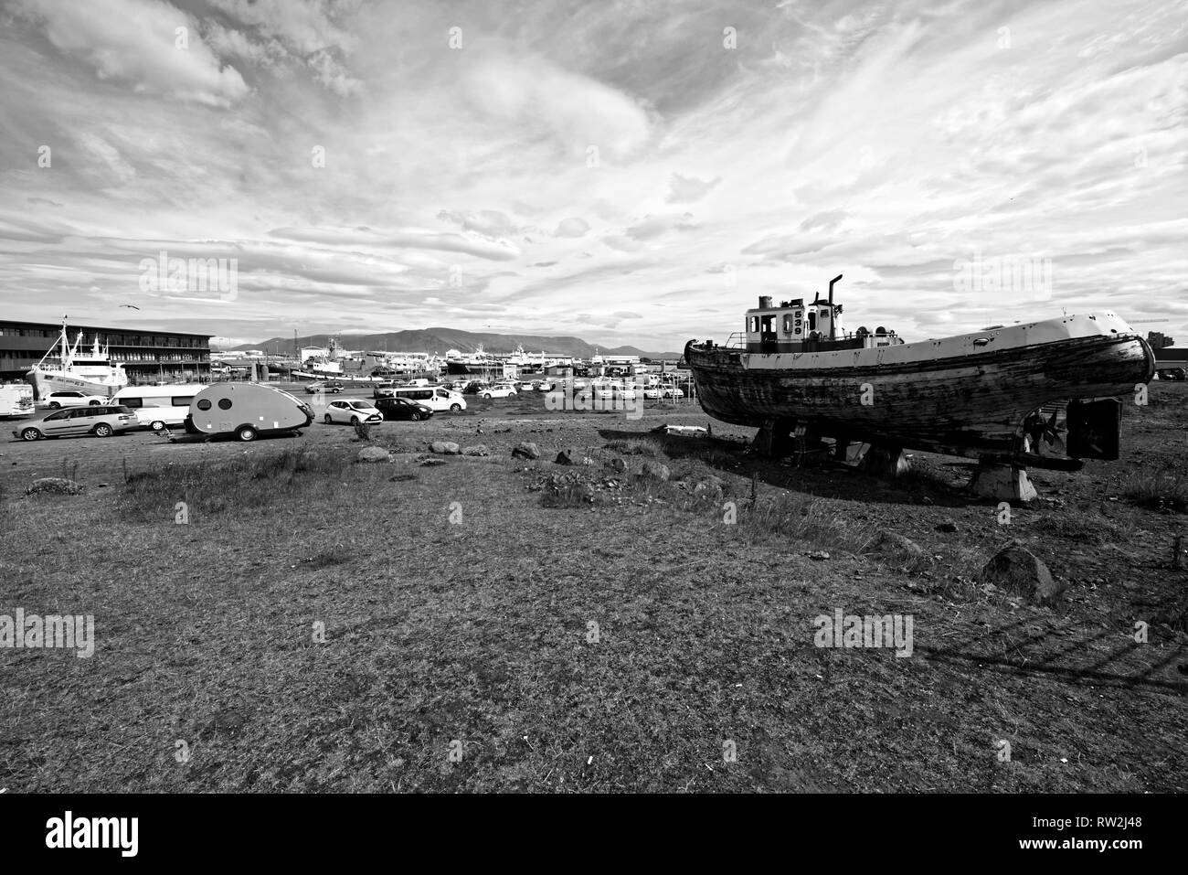 Reykjavik en Islande Banque D'Images