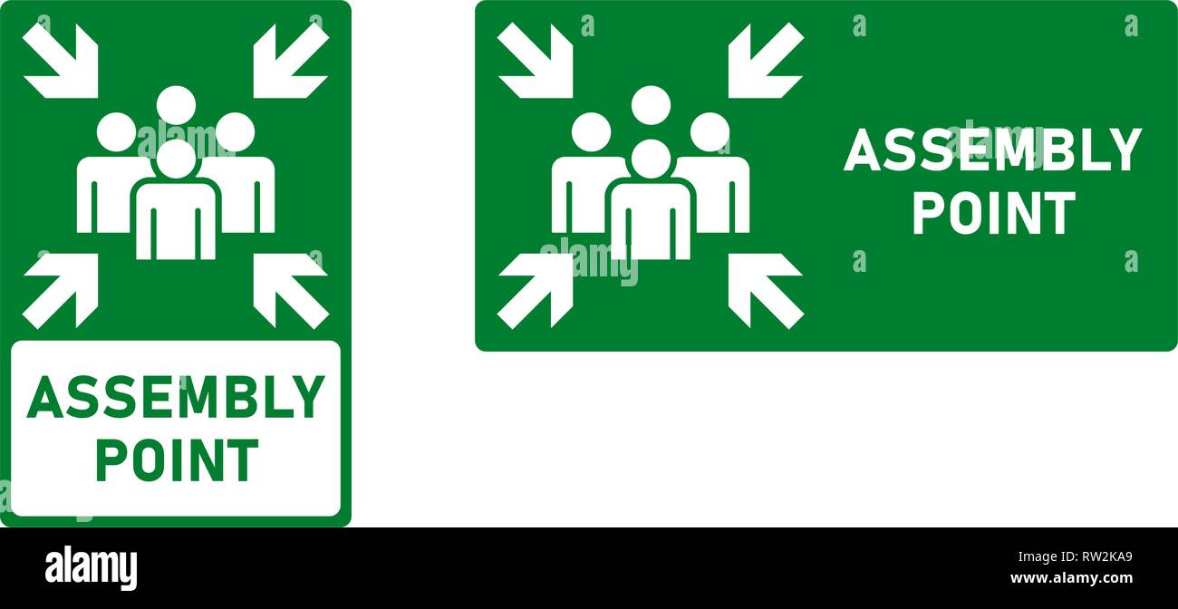 Assemblée générale / meeting point icône. Version verticale et horizontale. Illustration de Vecteur