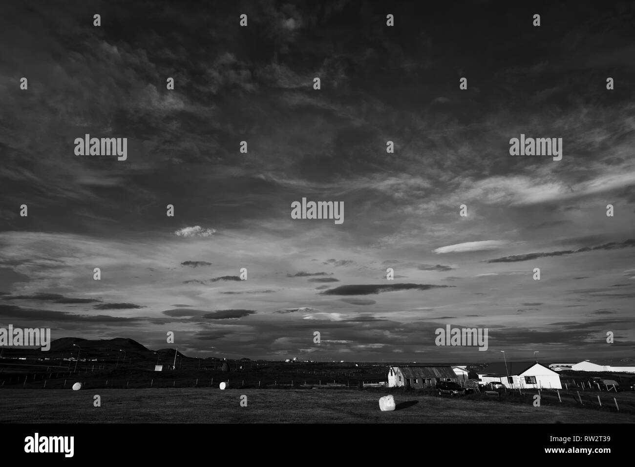 Reykjavik en Islande Banque D'Images