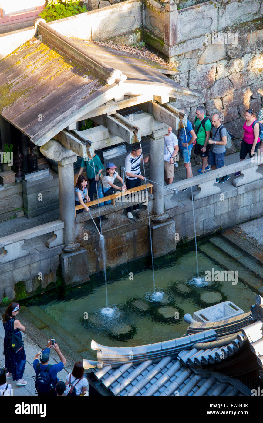 L'Asie, Japon, région du Kansai, Kyoto, temple Kiyomizu-dera Banque D'Images