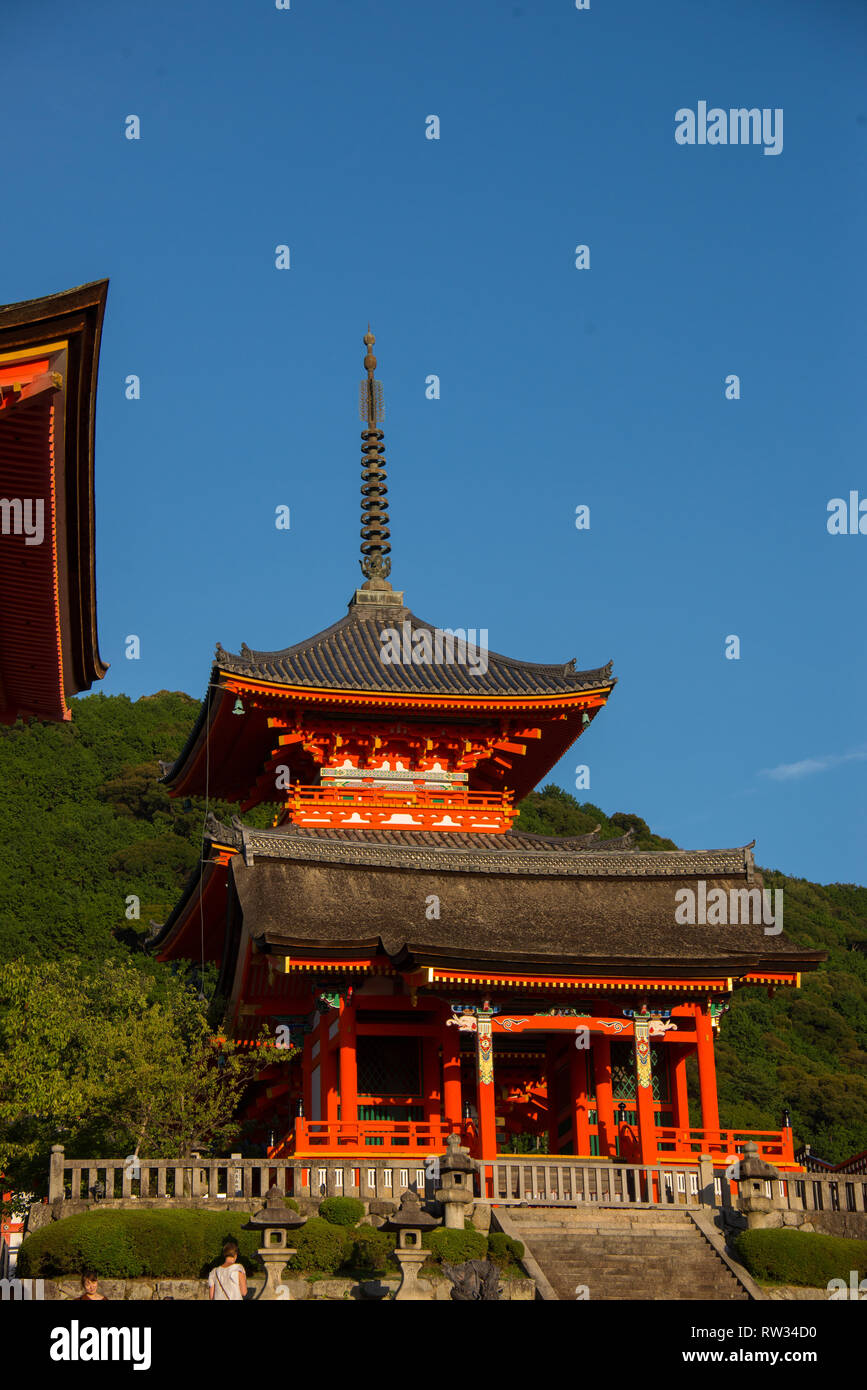 L'Asie, Japon, région du Kansai, Kyoto, temple Kiyomizu-dera Banque D'Images